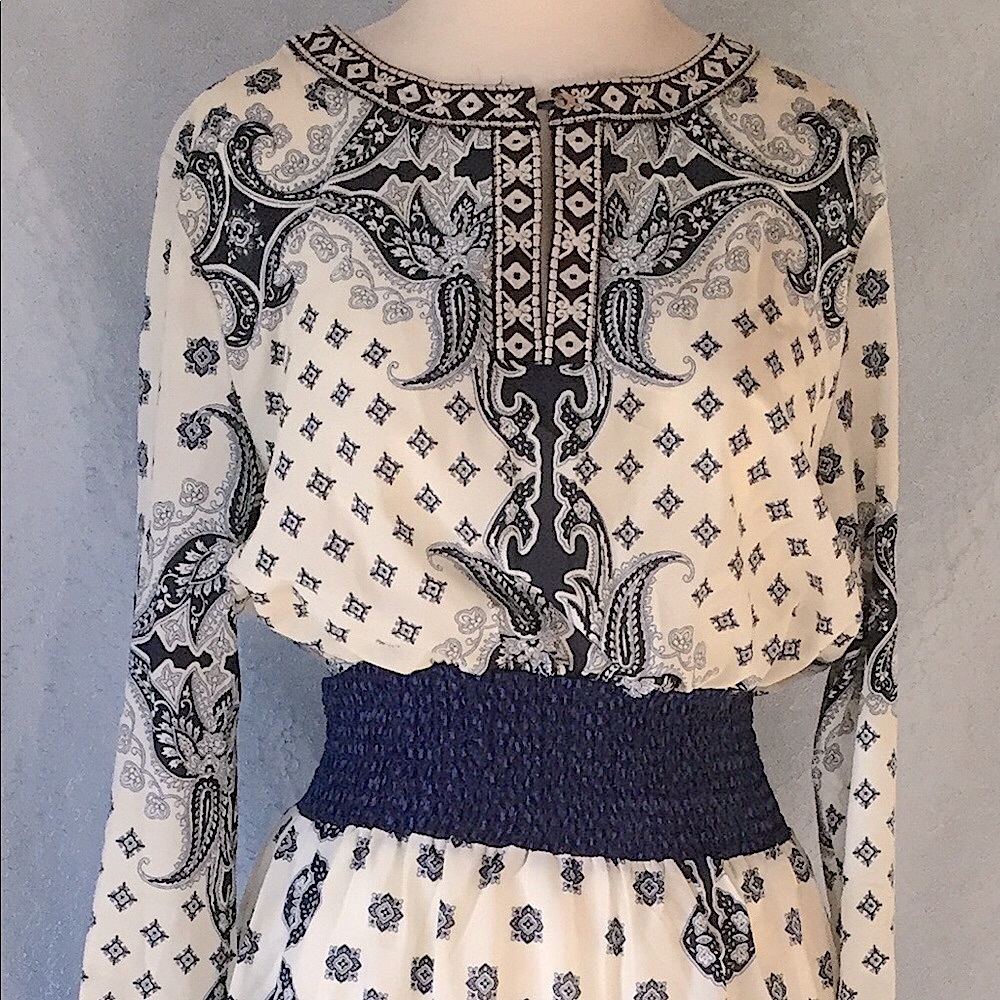 Grifflin Misses Dress with Elastic Waist Size M